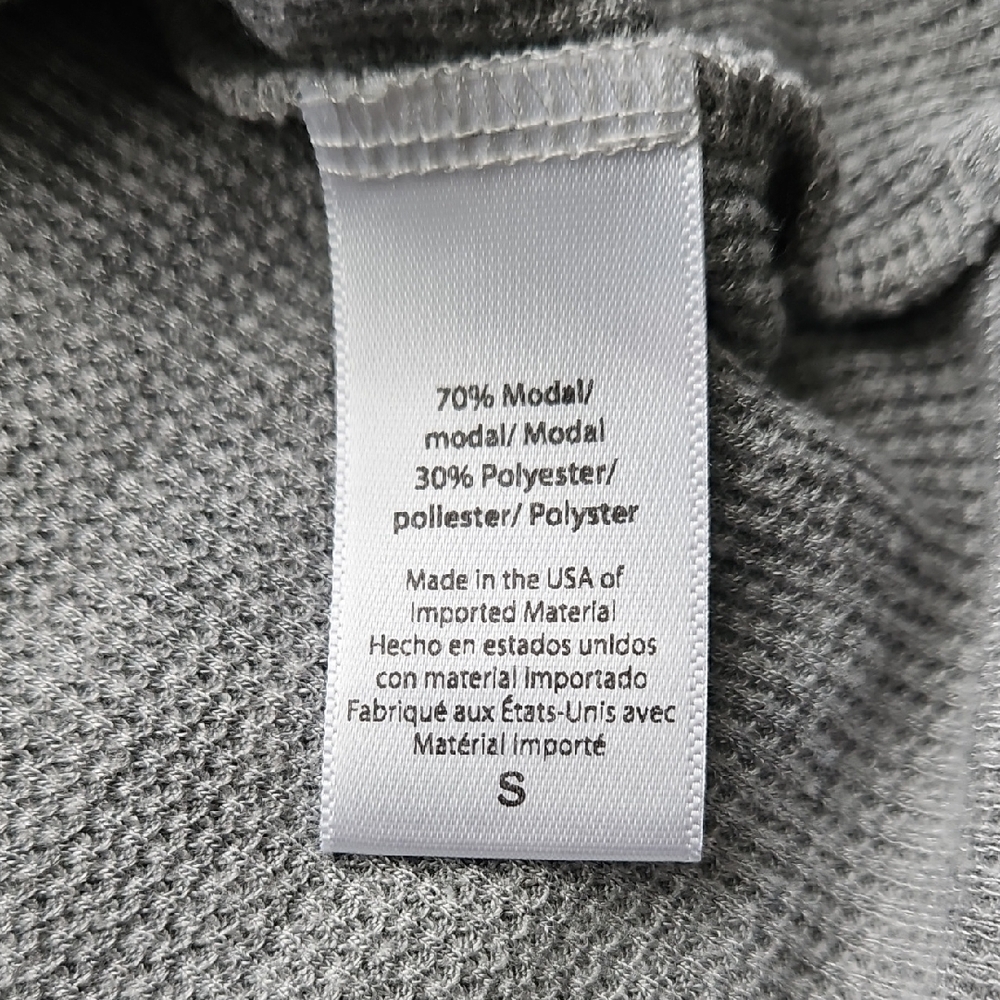 Beyond Yoga Gray Ribbed Cropped Muscle Tank - Picture 3 of 4